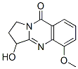 (9CI)-2,3-二氫-3-羥基-5-甲氧基-吡咯并[2,1-b]喹唑啉-9(1H)-酮結(jié)構(gòu)式_107783-56-2結(jié)構(gòu)式