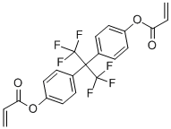 Hexafluoro bisphenol a diacrylate Structure,108050-41-5Structure