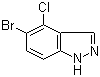 1H-Indazole, 5-bromo-4-chloro-Structure,1082041-90-4Structure 1H-Indazole, 5-bromo-4-chloro- Structure,1082041-90-4Structure