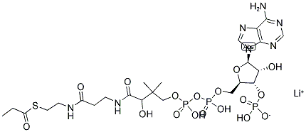 Propionyl coenzyme A lithium saltStructure,108321-21-7Structure Propionyl coenzyme A lithium salt Structure,108321-21-7Structure