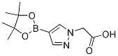 4-(4,4,5,5-Tetramethyl-1,3,2-dioxaborolan-2-yl)-1h-pyrazole-1-acetic acidStructure,1083326-41-3Structure 4-(4,4,5,5-Tetramethyl-1,3,2-dioxaborolan-2-yl)-1h-pyrazole-1-acetic acid Structure,1083326-41-3Structure