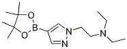 1H-pyrazole-1-ethanamine, n,n-diethyl-4-(4,4,5,5-tetramethyl-1,3,2-dioxaborolan-2-yl)-Structure,1086111-20-7Structure 1H-pyrazole-1-ethanamine, n,n-diethyl-4-(4,4,5,5-tetramethyl-1,3,2-dioxaborolan-2-yl)- Structure,1086111-20-7Structure