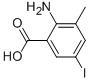 2-Amino-5-iodo-3-methylbenzenecarboxylic acidStructure,108857-24-5Structure 2-Amino-5-iodo-3-methylbenzenecarboxylic acid Structure,108857-24-5Structure