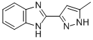 (9ci)-2-(5-甲基-1H-吡唑-3-基)-1H-苯并咪唑結(jié)構(gòu)式_109073-55-4結(jié)構(gòu)式