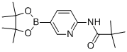 2,2-二甲基-n-[5-(4,4,5,5-四甲基-1,3,2-二噁硼烷-2-基)-2-吡啶]-丙酰胺結(jié)構(gòu)式_1092119-20-4結(jié)構(gòu)式
