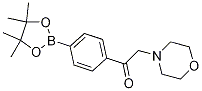 1-(4-嗎啉)-2-[4-(4,4,5,5-四甲基-1,3,2-二噁硼烷-2-基)苯基]-乙酮結(jié)構(gòu)式_1092563-23-9結(jié)構(gòu)式