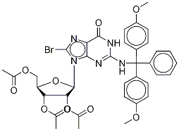 N-(4,4-二甲氧基三苯甲游基)-8-溴鳥苷 2,3,5-三乙酸酯結(jié)構(gòu)式_1096020-93-7結(jié)構(gòu)式