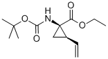 (1R,2R)-1-[[(1,1-二甲基乙氧基)羰基]氨基]-2-乙烯基-環(huán)戊烷羧酸乙酯結(jié)構(gòu)式_1097966-39-6結(jié)構(gòu)式