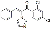 2-Propen-1-one, 1-(2,4-dichlorophenyl)-2-(1h-imidazol-1-yl)-3-phenyl-Structure,110232-89-8Structure 2-Propen-1-one, 1-(2,4-dichlorophenyl)-2-(1h-imidazol-1-yl)-3-phenyl- Structure,110232-89-8Structure