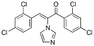 2-Propen-1-one, 1,3-bis(2,4-dichlorophenyl)-2-(1h-imidazol-1-yl)-Structure,110232-92-3Structure 2-Propen-1-one, 1,3-bis(2,4-dichlorophenyl)-2-(1h-imidazol-1-yl)- Structure,110232-92-3Structure