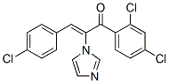 2-Propen-1-one, 3-(4-chlorophenyl)-1-(2,4-dichlorophenyl)-2-(1h-imidazol-1-yl)-Structure,110233-02-8Structure 2-Propen-1-one, 3-(4-chlorophenyl)-1-(2,4-dichlorophenyl)-2-(1h-imidazol-1-yl)- Structure,110233-02-8Structure