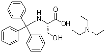 Triethylamine(s)-3-hydroxy-2-(tritylamino)propanoateStructure,111061-44-0Structure Triethylamine(s)-3-hydroxy-2-(tritylamino)propanoate Structure,111061-44-0Structure