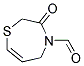 1,4-Thiazepine-4(5h)-carboxaldehyde, tetrahydro-3-oxo-(9ci)Structure,111073-15-5Structure 1,4-Thiazepine-4(5h)-carboxaldehyde, tetrahydro-3-oxo-(9ci) Structure,111073-15-5Structure