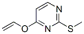 Pyrimidine, 4-(ethenyloxy)-2-(methylthio)- (9ci)Structure,111183-97-2Structure Pyrimidine, 4-(ethenyloxy)-2-(methylthio)- (9ci) Structure,111183-97-2Structure