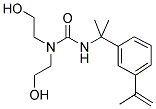 N,N-雙(2-羥基乙基)-N-(alpha,alpha-二甲基-3-異丙烯苯)脲結構式_111256-33-8結構式