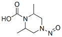 1-Piperazinecarboxylicacid,2,6-dimethyl-4-nitroso-(9ci)Structure,111422-53-8Structure 1-Piperazinecarboxylicacid,2,6-dimethyl-4-nitroso-(9ci) Structure,111422-53-8Structure