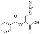 2-(Benzoyloxy)-3-(2lambda<sup>5</sup>-1-triazen-2-yn-1-yl)propanoic acidStructure,111651-46-8Structure 2-(Benzoyloxy)-3-(2lambda<sup>5</sup>-1-triazen-2-yn-1-yl)propanoic acid Structure,111651-46-8Structure