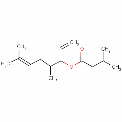 Linalyl isovalerate Structure,1118-27-0Structure