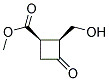 順式-(9ci)-2-(羥基甲基)-3-氧代-環(huán)丁烷羧酸甲酯結(jié)構(gòu)式_112139-39-6結(jié)構(gòu)式