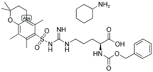 Z-Arg(Pmc)-OH.CHA結構式_112160-33-5結構式