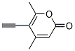 (9ci)-5-乙炔-4,6-二甲基-2H-吡喃-2-酮結(jié)構(gòu)式_112369-03-6結(jié)構(gòu)式