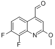 4-Quinolinecarboxaldehyde, 7,8-difluoro-2-methoxy-Structure,1125702-52-4Structure 4-Quinolinecarboxaldehyde, 7,8-difluoro-2-methoxy- Structure,1125702-52-4Structure