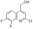 4-Quinolinemethanol, 2-chloro-7,8-difluoro-Structure,1125702-53-5Structure 4-Quinolinemethanol, 2-chloro-7,8-difluoro- Structure,1125702-53-5Structure