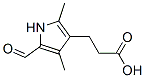 3-(2,4-Dimethyl-5-formyl-1H-pyrrole-3-yl)propanoic acidStructure,1133-96-6Structure 3-(2,4-Dimethyl-5-formyl-1H-pyrrole-3-yl)propanoic acid Structure,1133-96-6Structure