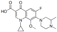 1-Cyclopropyl-7-(3,4-dimethylpiperazin-1-yl)-6-fluoro-8-methoxy-4-oxo-quinoline-3-carboxylic acidStructure,114213-69-3Structure 1-Cyclopropyl-7-(3,4-dimethylpiperazin-1-yl)-6-fluoro-8-methoxy-4-oxo-quinoline-3-carboxylic acid Structure,114213-69-3Structure