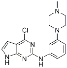 4-氯-N-(3-(4-甲基哌嗪-1-基)苯基)-7H-吡咯并[2,3-d]嘧啶-2-胺結(jié)構(gòu)式_1142947-81-6結(jié)構(gòu)式