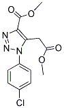 Methyl 1-(4-chlorophenyl)-5-(2-methoxy-2-oxoethyl)-1h-1,2,3-triazole-4-carboxylateStructure,114462-77-0Structure Methyl 1-(4-chlorophenyl)-5-(2-methoxy-2-oxoethyl)-1h-1,2,3-triazole-4-carboxylate Structure,114462-77-0Structure
