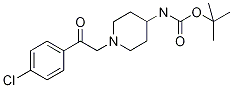 {1-[2-(4-氯-苯基)-2-氧代-乙基]-哌啶-4-基}-氨基甲酸叔丁酯結(jié)構(gòu)式_1146080-69-4結(jié)構(gòu)式