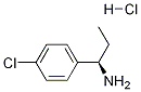 (R)-1-(4-氯苯基)丙烷-1-胺鹽酸鹽結(jié)構(gòu)式_114853-61-1結(jié)構(gòu)式