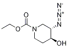 (3S,4s)-ethyl 3-azido-4-hydroxypiperidine-1-carboxylateStructure,114870-50-7Structure (3S,4s)-ethyl 3-azido-4-hydroxypiperidine-1-carboxylate Structure,114870-50-7Structure