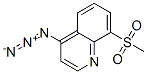 4-疊氮基-8-(甲基磺?；?-喹啉結(jié)構(gòu)式_114935-78-3結(jié)構(gòu)式