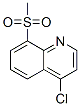 Quinoline, 4-chloro-8-(methylsulfonyl)-Structure,114935-95-4Structure Quinoline, 4-chloro-8-(methylsulfonyl)- Structure,114935-95-4Structure