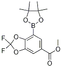 6-甲氧基羰基-2,2-二氟苯并[d][1,3]二氧代-4-硼酸頻那醇酯結(jié)構(gòu)式_1150271-58-1結(jié)構(gòu)式