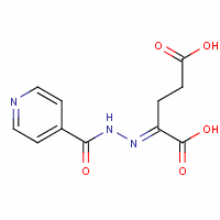 (2E)-2-(pyridine-4-carbonylhydrazinylidene)pentanedioic acidStructure,1152-31-4Structure (2E)-2-(pyridine-4-carbonylhydrazinylidene)pentanedioic acid Structure,1152-31-4Structure
