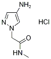 2-(4-氨基-1H-吡唑-1-基)-n-甲基乙酰胺結(jié)構(gòu)式_1152853-30-9結(jié)構(gòu)式