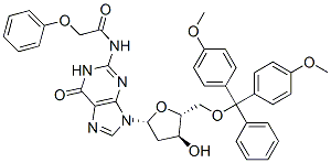 5-O-(4,4-二甲氧基三苯甲游基)-N2-苯氧基乙?；?2-脫氧鳥(niǎo)苷結(jié)構(gòu)式_115388-95-9結(jié)構(gòu)式