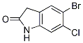 5-Bromo-6-chloro-1,3-dihydro-2h-indol-2-oneStructure,1153885-37-0Structure 5-Bromo-6-chloro-1,3-dihydro-2h-indol-2-one Structure,1153885-37-0Structure