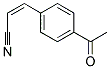 (z)-(9ci)-3-(4-乙?；交?-2-丙烯腈結(jié)構(gòu)式_115665-83-3結(jié)構(gòu)式
