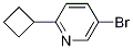 5-Bromo-2-cyclobutylpyridineStructure,1159815-16-3Structure 5-Bromo-2-cyclobutylpyridine Structure,1159815-16-3Structure