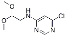 (6-Chloro-pyrimidin-4-yl)-(2,2-dimethoxy-ethyl)-amineStructure,1159822-73-7Structure (6-Chloro-pyrimidin-4-yl)-(2,2-dimethoxy-ethyl)-amine Structure,1159822-73-7Structure