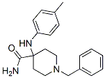 1-Benzyl-4-(p-toluidino)piperidine-4-carboxamideStructure,1164-72-3Structure 1-Benzyl-4-(p-toluidino)piperidine-4-carboxamide Structure,1164-72-3Structure