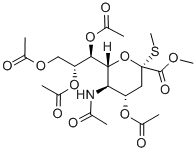 Methyl 4,7,8,9-tetra-o-acetyl-2-thio-n-acetyl-alpha-d-neuraminic acid methyl esterStructure,116450-06-7Structure Methyl 4,7,8,9-tetra-o-acetyl-2-thio-n-acetyl-alpha-d-neuraminic acid methyl ester Structure,116450-06-7Structure