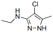 1H-pyrazol-3-amine, 4-chloro-n-ethyl-5-methyl-Structure,116545-23-4Structure 1H-pyrazol-3-amine, 4-chloro-n-ethyl-5-methyl- Structure,116545-23-4Structure