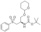 (2R)-2-BOC-氨基-3-苯磺酰-1-(2-四水吡喃基氧基)丙烷結(jié)構(gòu)式_116611-45-1結(jié)構(gòu)式