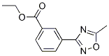 3-(5-Methyl-1,2,4-oxadiazol-3-yl)Benzoic acid ethyl esterStructure,1166756-80-4Structure 3-(5-Methyl-1,2,4-oxadiazol-3-yl)Benzoic acid ethyl ester Structure,1166756-80-4Structure