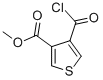 3-Thiophenecarboxylic acid, 4-(chlorocarbonyl)-, methyl ester (9ci)Structure,116722-20-4Structure 3-Thiophenecarboxylic acid, 4-(chlorocarbonyl)-, methyl ester (9ci) Structure,116722-20-4Structure